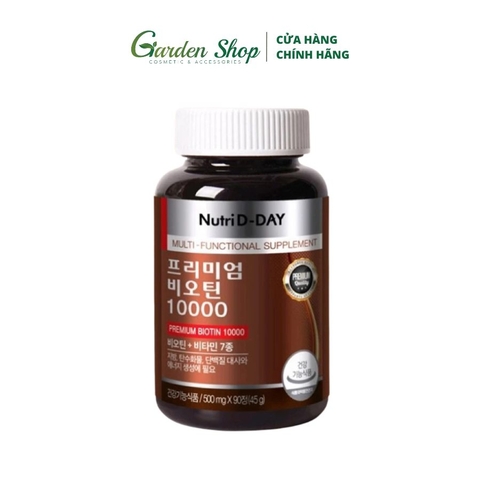 Viên Uống Bổ Sung Biotin 10000 Premium Nutri D-Day 90V