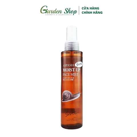Xịt Khoáng Ốc Sên Aspasia Snail Moist Up Face Mist 150ml