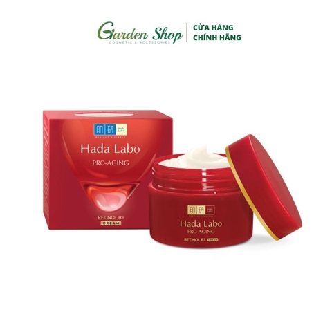 Kem Dưỡng Cải Thiện Da Lão Hóa Hada Labo Pro-Aging Retinol B3 Cream 50g