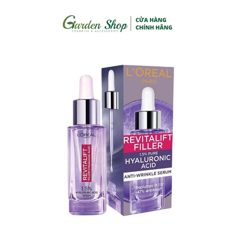 Tinh Chất Cấp Ẩm, Cải Thiện Nếp Nhăn L'Oreal Revitalift 1.5% Hyaluronic Acid Serum 30ml