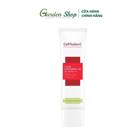 Kem Chống Nắng Cho Da Dầu, Da Mụn Cell Fusion C Clear Sunscreen 100 SPF 48+/PA+++