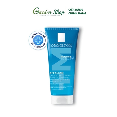 Gel Rửa Mặt Dạng Gel Cho Da Dầu Mụn La Roche-Posay Effaclar Purifying Foaming Gel For Oily Sensitive Skin 200ml