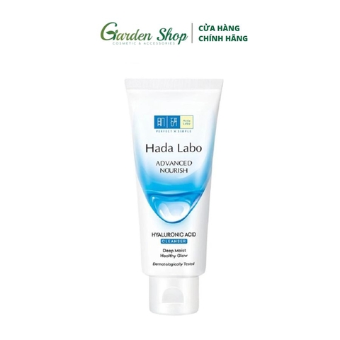 Kem Rửa Mặt Hada Labo Sạch Sâu Dưỡng Ẩm Advanced Nourish Hyaluronic Acid Cleanser 80g