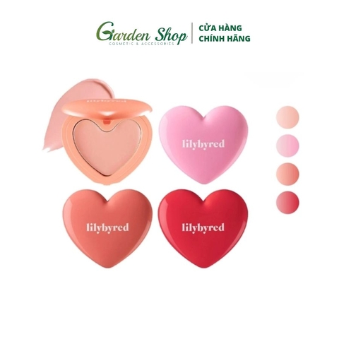 Phấn Má Hồng Dạng Kem Trái Tim Lilybyred Luv Beam Cheek 4.7g