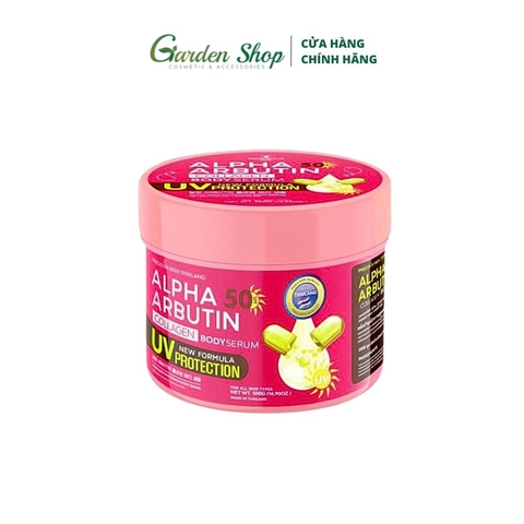 Kem Dưỡng Trắng Chống Nắng Toàn Thân Alpha Arbutin Collagen SPF50 New UV Cream Protection 500ml