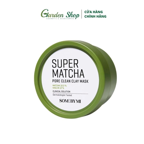 Mặt Nạ Đất Sét Trà Xanh Giúp Làm Sạch, Thu Nhỏ Lỗ Chân Lông Some By Mi Super Matcha Pore Clean Clay Mask 100g