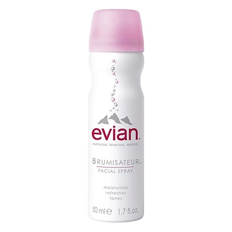 Xịt Khoáng Cấp Ẩm Và Làm Dịu Da Evian Facial Spray 50ml
