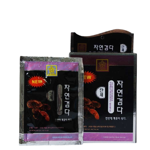 Dầu Gội Phủ Bạc Thảo Dược Nấm Linh Chi VISIAMI Hỗ Trợ Đen Tóc  (25mlx4)