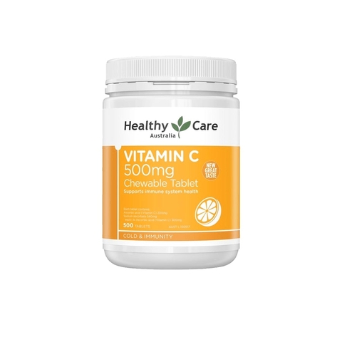 Viên Nhai Vitamin C Heathy Care 500mg 500 viên