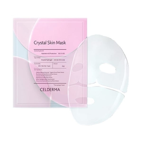 Mặt Nạ Miếng Dưỡng Ẩm Chuyên Sâu Celderma Crystal Skin Mask 23g