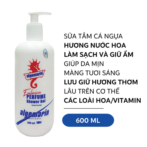 Sữa tắm cá ngựa hương nước hoa Đức Algemarin Perfume Shower Gel 600ml