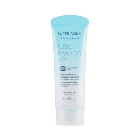 Tẩy Tế Bào Chết Hàn Quốc Missha Super Aqua Ultra Hyalron Peeling Gel 100ml