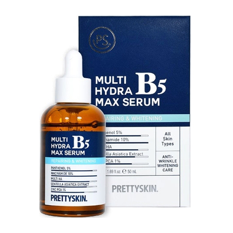 Tinh Chất Phục Hồi Dưỡng Trắng Cho Da Dầu Mụn Pretty Skin Multi Hydra B5 Max Serum 50ml