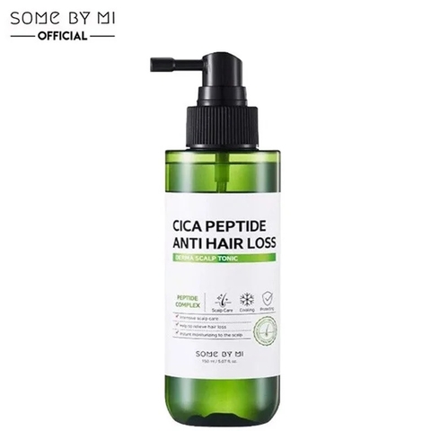 Xịt Dưỡng Ngăn Tóc Gãy Rụng Some By Mi Cica Peptide Anti Hair Loss Derma Scalp Tonic 150ml