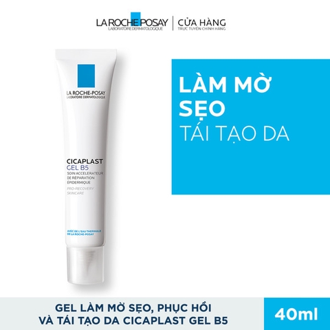 Gel Dưỡng Giúp Làm Mờ Sẹo, Hỗ Trợ Phục Hồi, Tại Tạo Da La Roche-Posay Cicaplast Gel B5 40ml