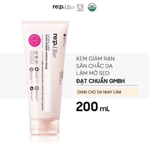 Kem Dưỡng Giảm Rạn Săn Chắc Da Re:p Natural Herb Ultra Firming Stretch Cream 200ml