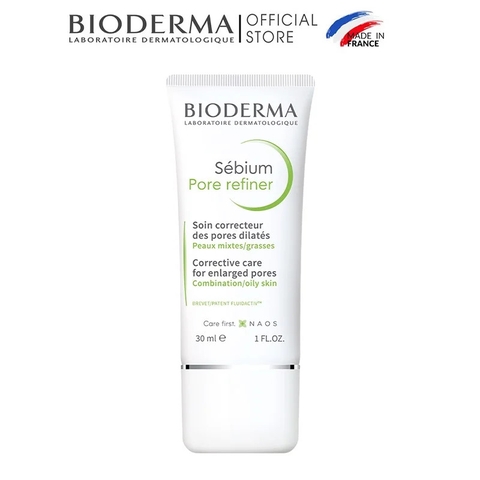 Kem Dưỡng Thu Nhỏ Lỗ Chân Lông, Kiểm Soát Dầu Bioderma Sebium Pore Refiner 30ml