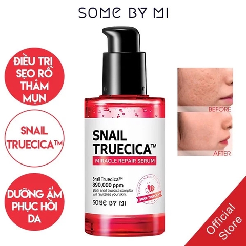 Tinh Chất Ốc Sên Phục Hồi Da, Mờ Thâm Sẹo Hàn Quốc Some By Mi Snail Truecica Miracle Repair Serum 50ml
