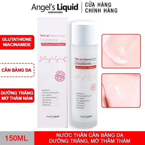 Nước Thần Làm Trắng Da, Dưỡng Da Toàn Diện Angel's Liquid Tone Up Whitening Program Treatment Essence 150ml