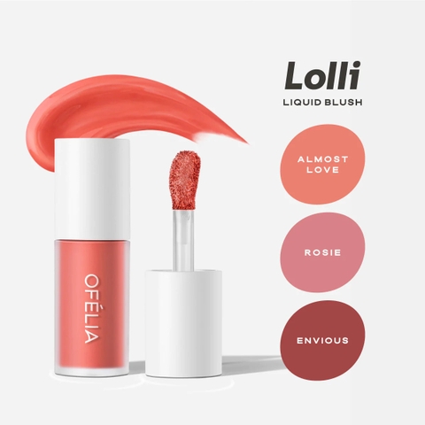 Má Hồng Dạng Lỏng Ofélia Lolli Liquid Blush 4.3g