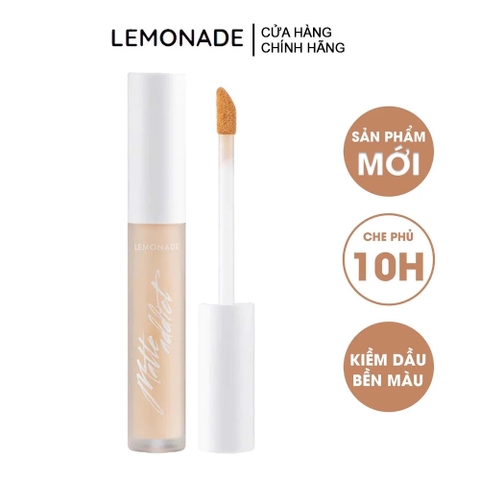 Kem Che Khuyết Điểm Kiềm Dầu Bền Màu Lemonade Matte Addict Concealer 3g