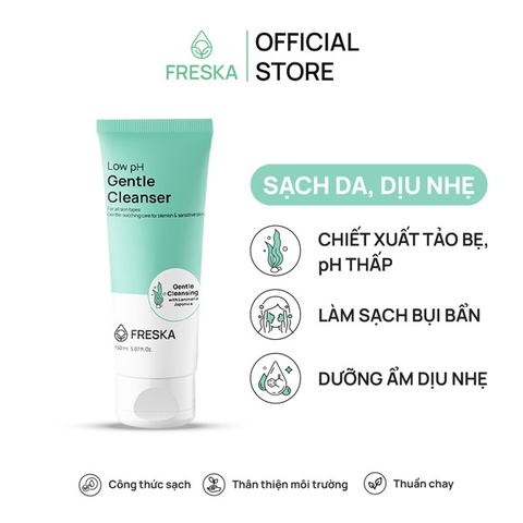 Sữa Rửa Mặt Sạch Sâu Dịu Nhẹ Freska Low PH Gentle Cleanser 150ml