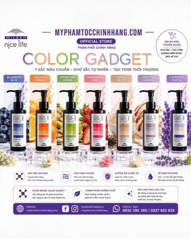 Dầu gội bù màu Milbon Color Gadget shampoo 150ml