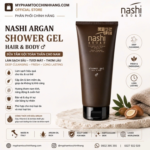 Tắm gội toàn thân Nashi Argan Shower Gel 200ml