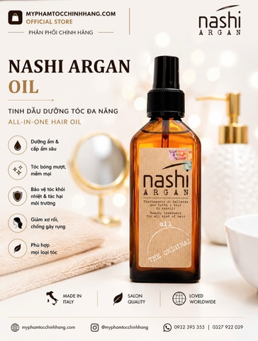 Tinh dầu dưỡng tóc Nashi Argan oil 30ml/ 100ml