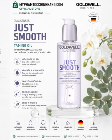 DẦU DƯỠNG SUÔN MƯỢT GOLDWELL JUST SMOOTH 100ML