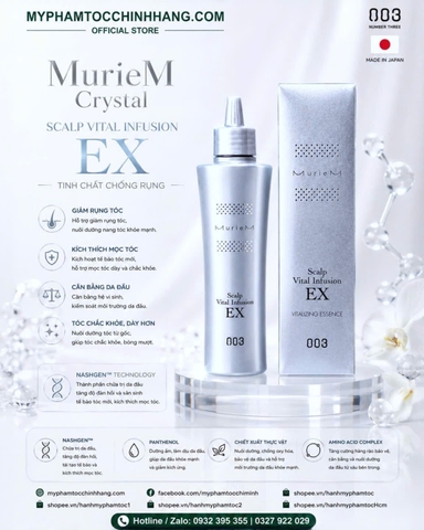 Tinh chất dưỡng da đầu MURIEM SCALP VITAL INFUSION EX MurieM Crystal Scalp Vital Infusion EX 120ml