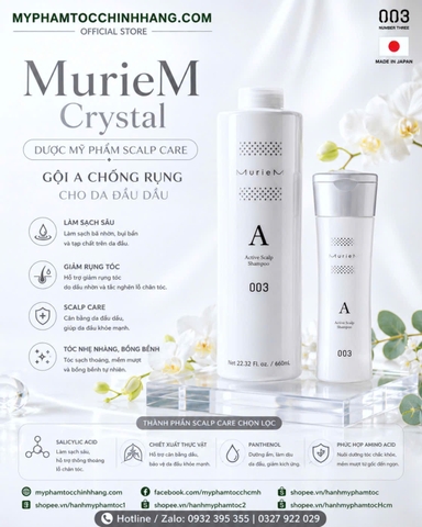 Dầu gội trị dầu giảm rụng Number Three 003 MURIEM A Scalp Shampoo