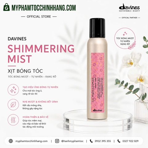 Xịt bóng tóc Davines More Inside Shimmering Mist 200ml