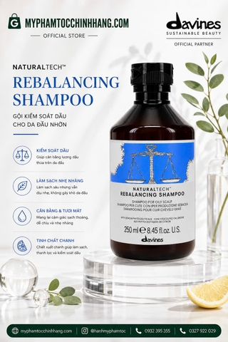 Dầu gội cân bằng dầu Davines Naturaltech Rebalancing Shampoo 250ml 1000ml