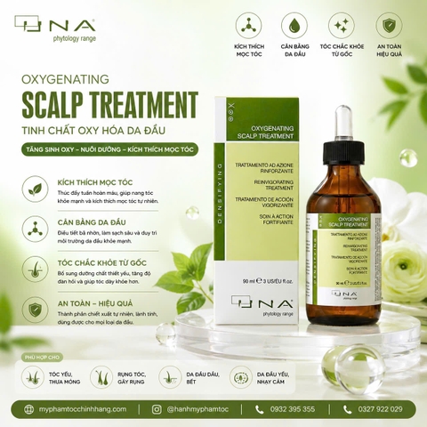 Tinh chất giảm rụng tóc Una oxygenating sclap treatmen 90ml