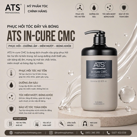 Kem phục hồi cấu trúc tóc ATS In-Cure CMC Treatment