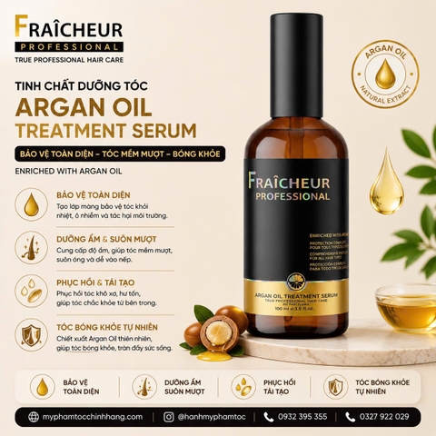Tinh Dầu Dưỡng Bóng Fraicheur Argan Oil Treatment
