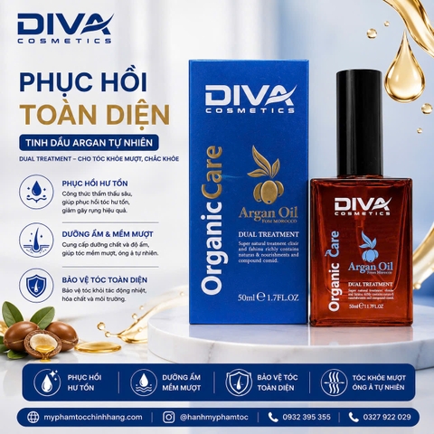 Tinh dầu dưỡng tóc Diva Argan Oil Hair Serum 50ml
