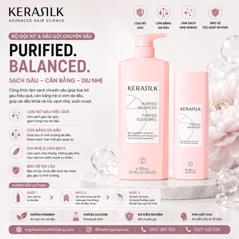 Dầu Gội Chống Gàu Goldwell Kerasilk Anti Dandruff 250ML 750ml