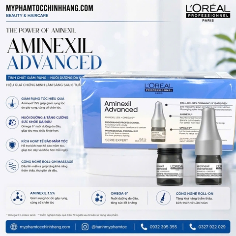 TINH CHẤT ĐẶC TRỊ GIẢM RỤNG L'OREAL AMINEXIL 10*6ML