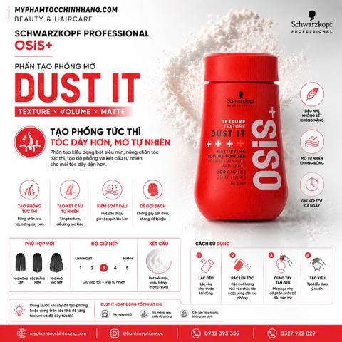 BỘT TẠO NẾP TÓC OSIS+ DUST IT 10G