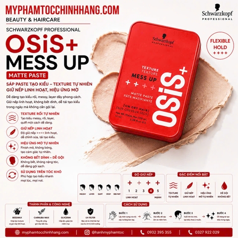 SÁP OSIS +2 MESS UP 100ML