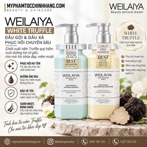 DẦU GỘI XẢ PHỤC HỒI NẤM ĐA TẦNG WEILAIYA TRUFLLE 450ML
