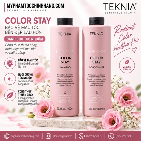 CẶP GỘI XẢ LAKME COLOR GIỮ MÀU NHUỘM KHÔNG SUNFAT 1000ML