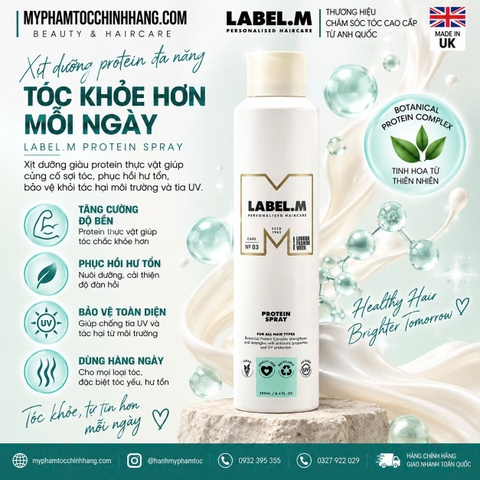 Xịt dưỡng tóc Label.m Protein Spray 250ml