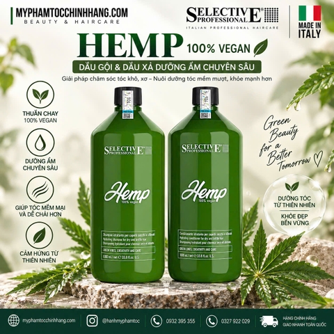 BỘ SẢN PHẨM DƯỠNG ẨM THUẦN CHAY Selective Hemp Sublime Luxury