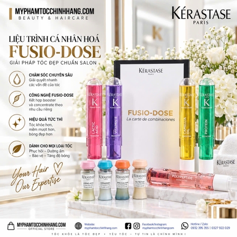 Combo chuyên nghiệp Kérastase Fusio-Dose Concentré +