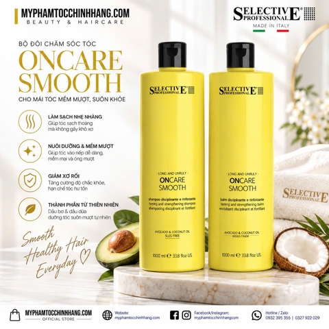 Gội xả suôn mượt Selective Oncare Smooth