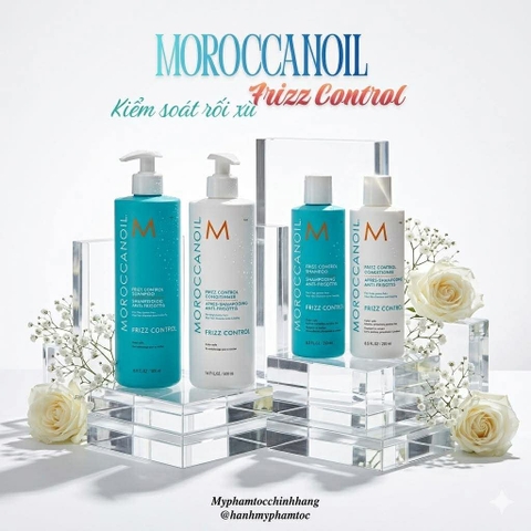 Dầu Gội, Dầu Xả Moroccanoil Suôn Mượt Kiểm Soát Xù Frizz Control Shampoo, Conditioner