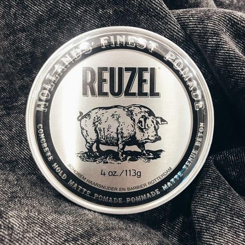 Sáp vuốt tóc Reuzel giữ nếp cực mạnh – không bóng (Reuzel Concrete Hold Matte Pomade)